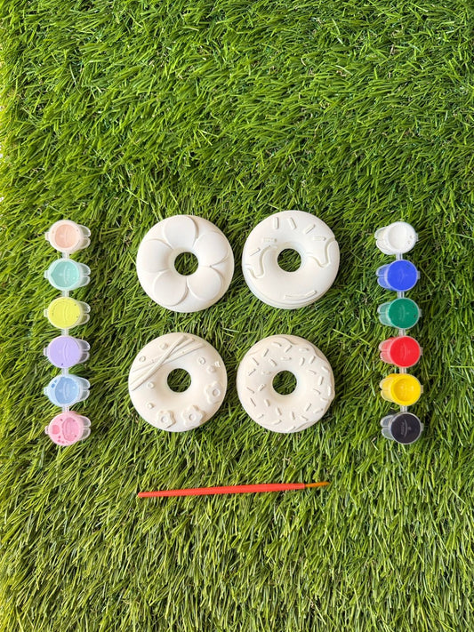 Donut-Themed Clay DIY Paint Kit – Fun Creative Activity for Kids