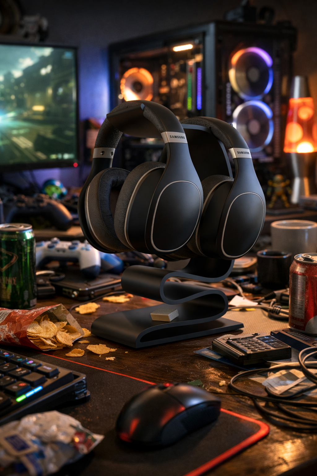 The Dual Headphone Stand