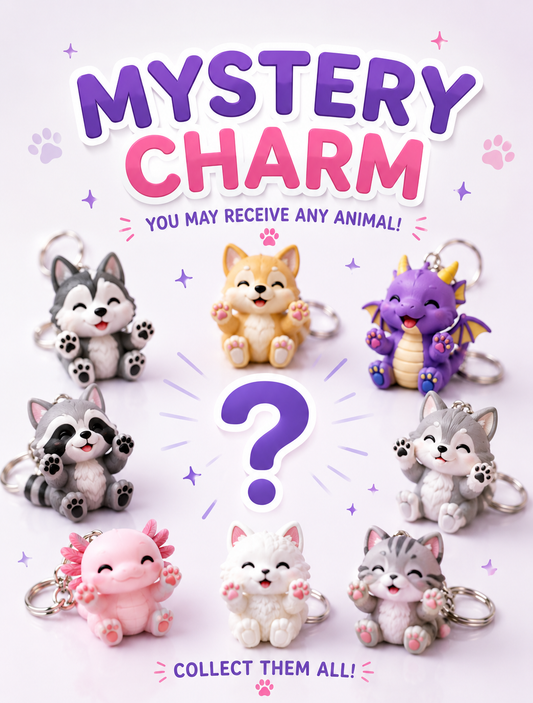 Mystery Charm – Surprise Bag of Animal Charms | 1/2/3/5 Packs