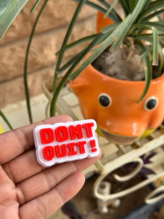 Don't Quit – Motivational Gym Fridge Magnet