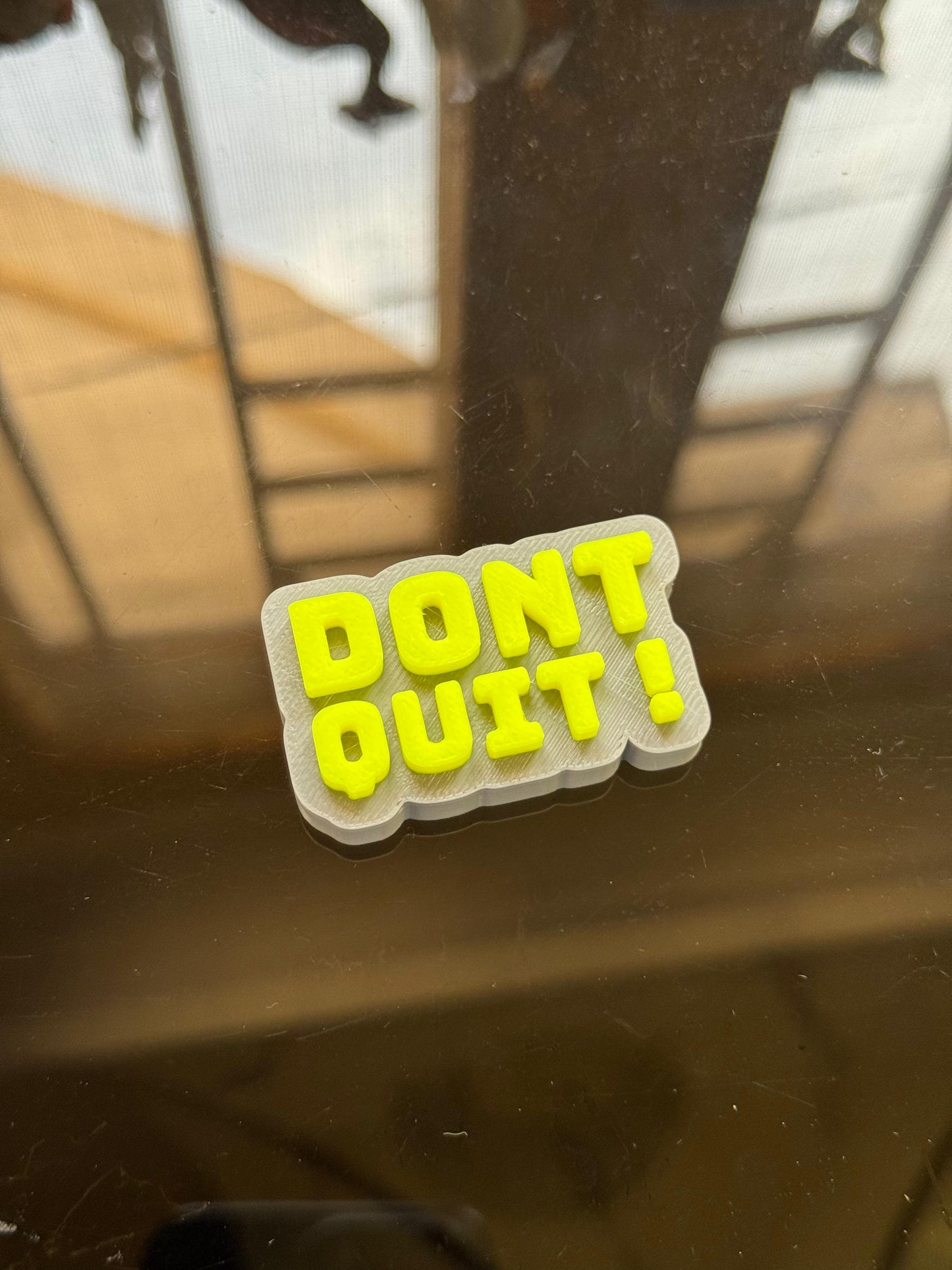 Don't Quit – Motivational Gym Fridge Magnet