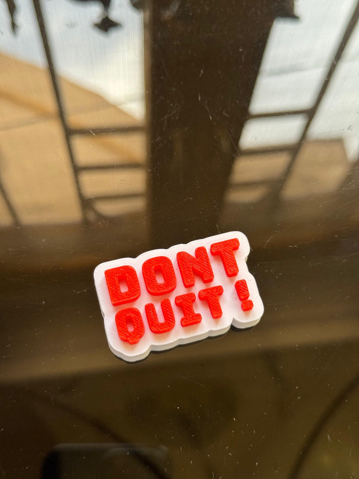 Don't Quit – Motivational Gym Fridge Magnet
