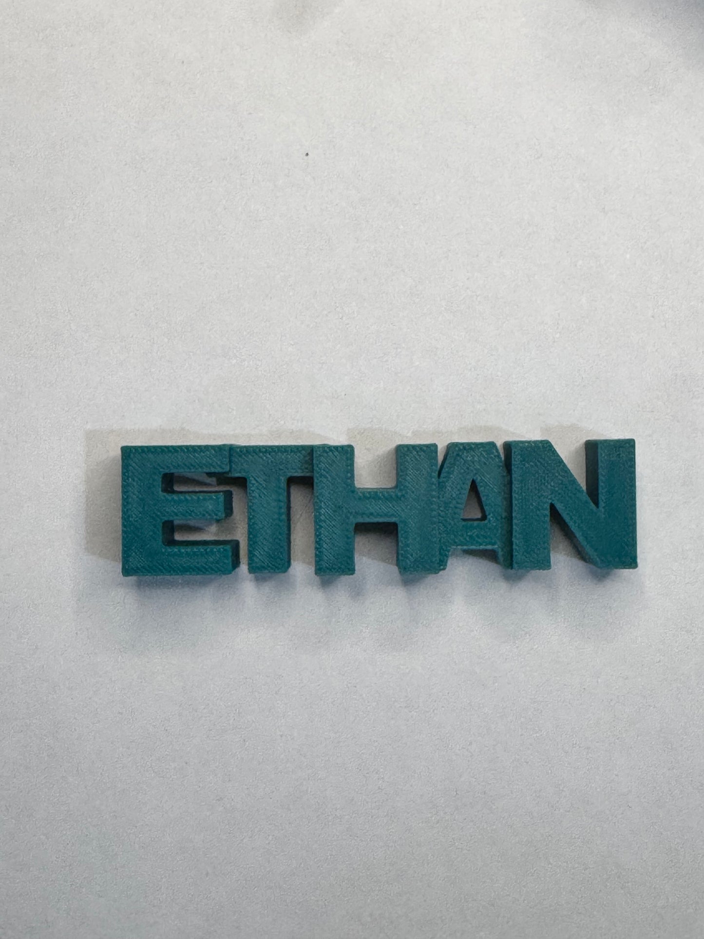 1 Custom Name Magnet - Upto 10 cm length solid material