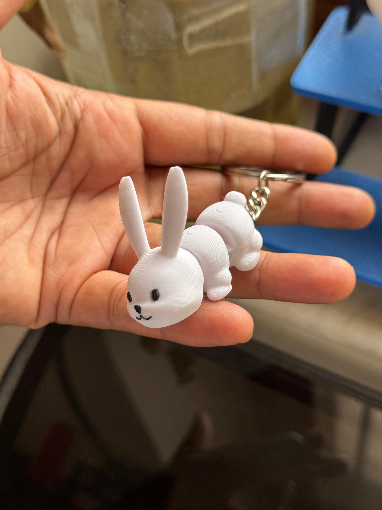 Flexi Rabbit Keychain β Hoppy Pocket Pet