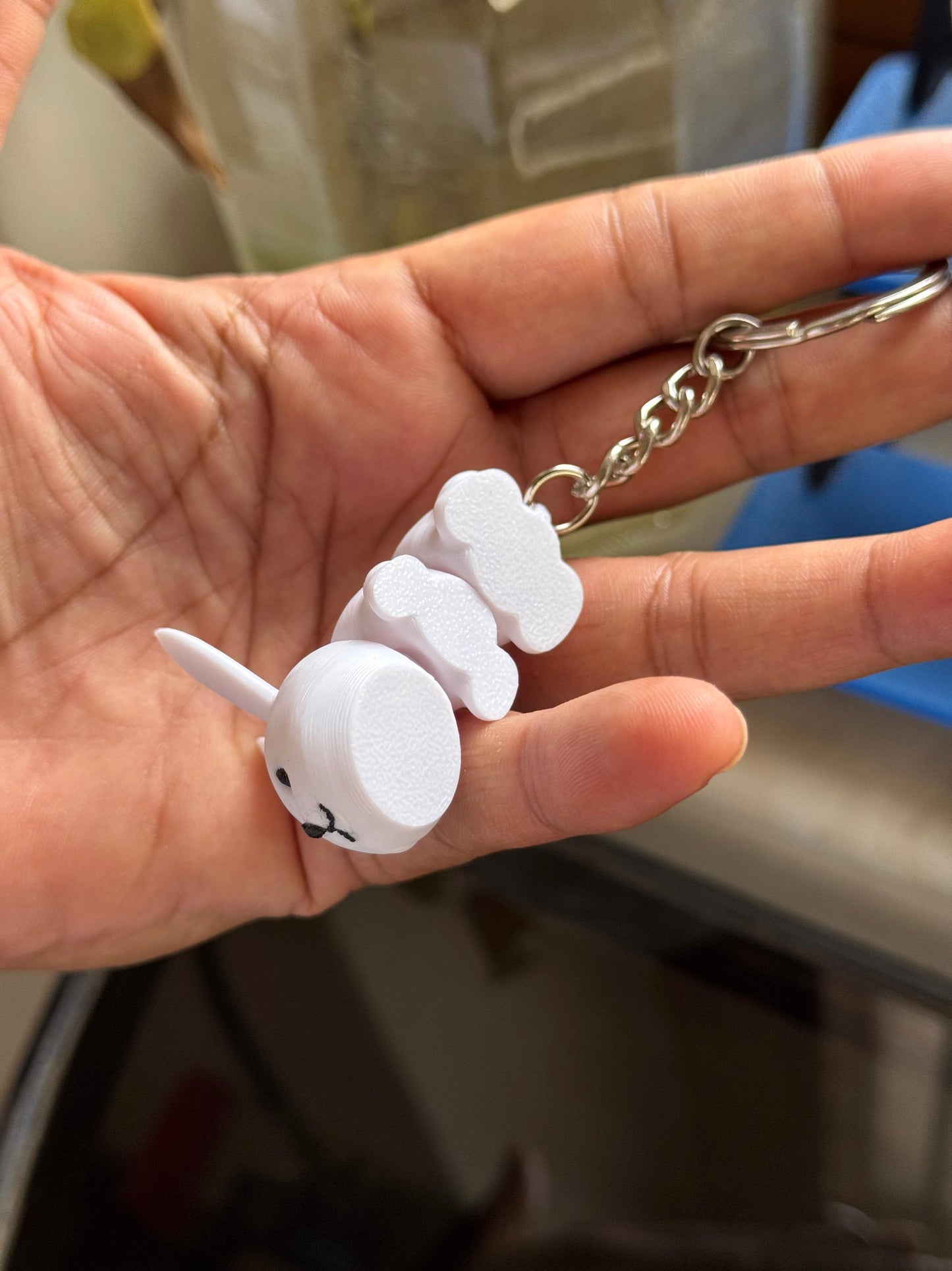 Flexi Rabbit Keychain β Hoppy Pocket Pet