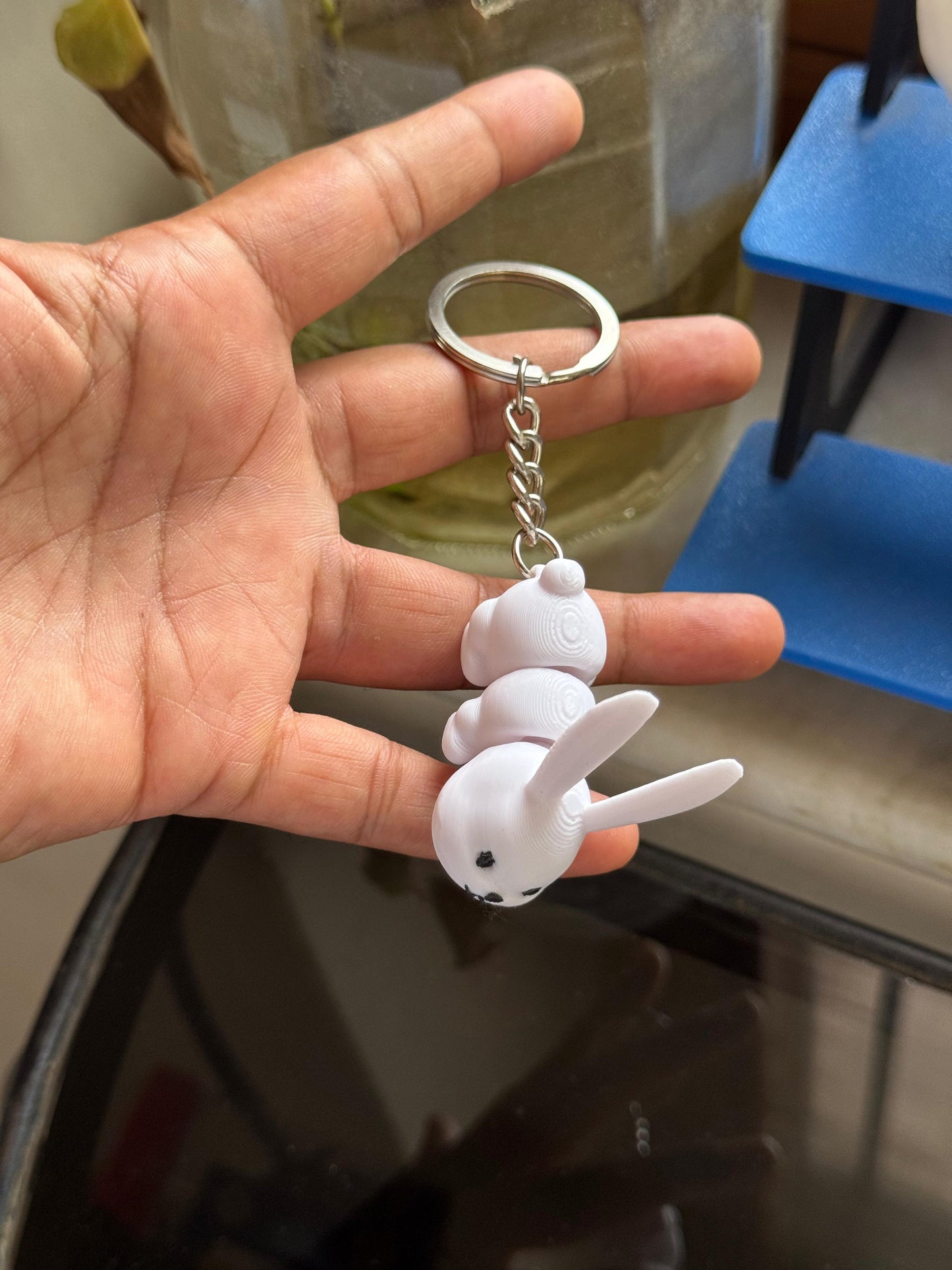 Flexi Rabbit Keychain β Hoppy Pocket Pet