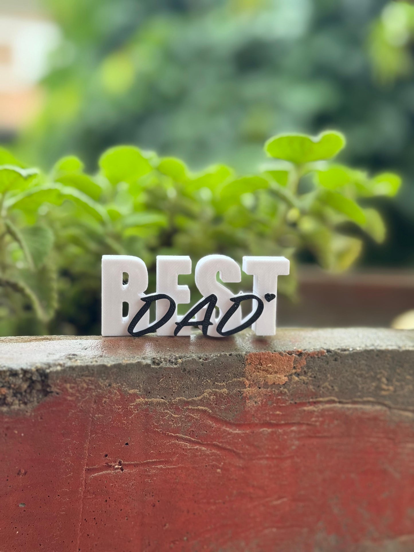 Best Dad Fridge Magnet โ Black / Red