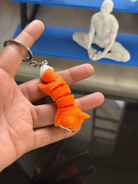 Flexi Fox Keychain – Playful & Pocket-Sized