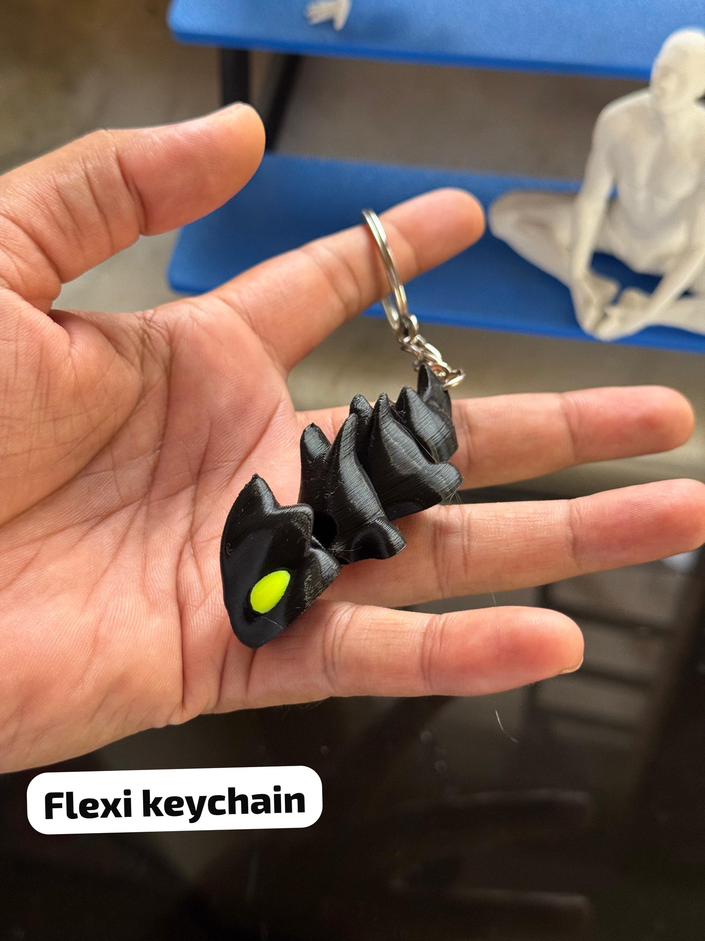Flexi Dragon Keychain β Wiggle with a Roar!