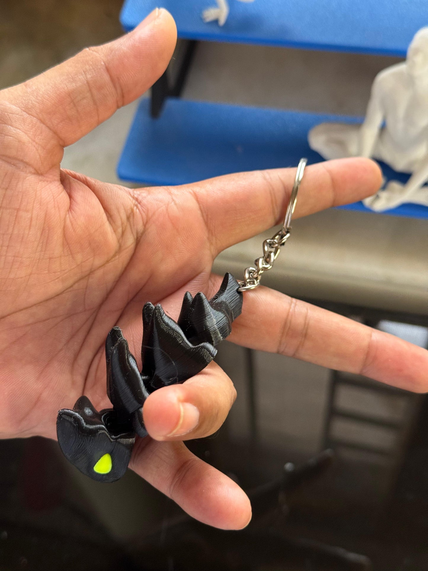 Flexi Dragon Keychain β Wiggle with a Roar!
