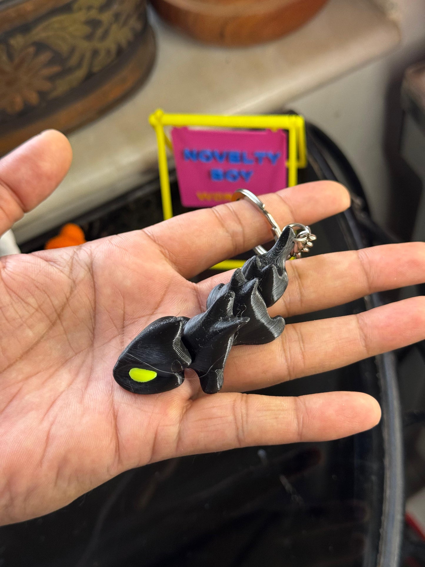 Flexi Dragon Keychain β Wiggle with a Roar!