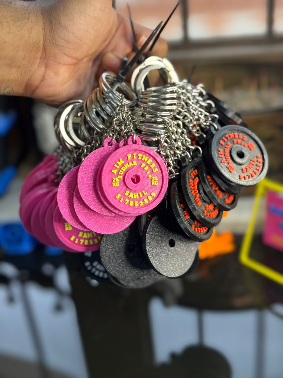 Custom Keychains For Gym Branding