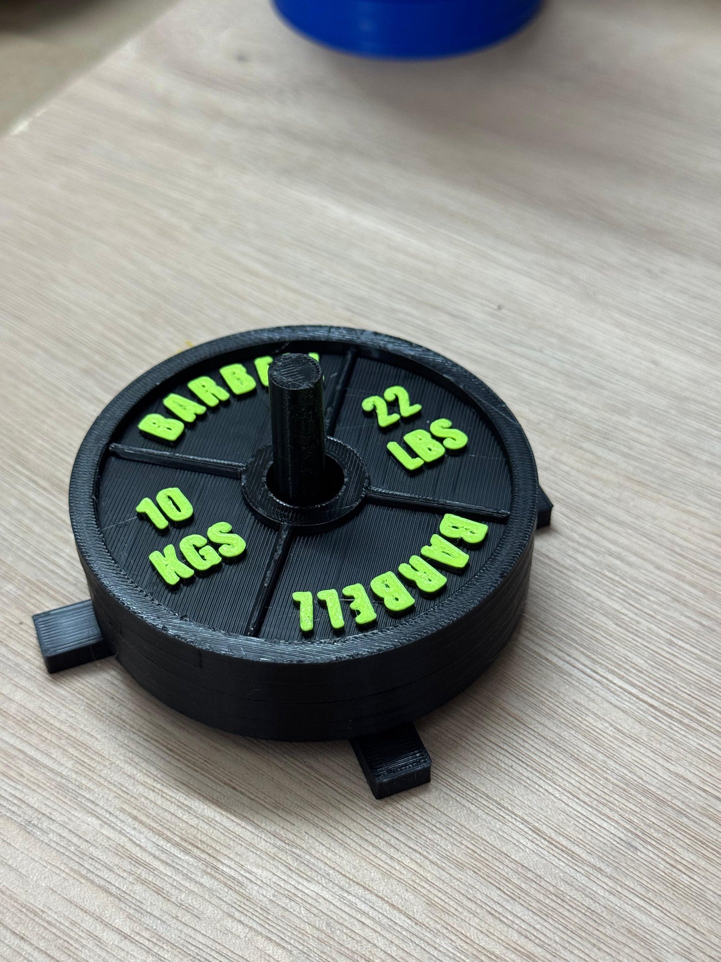 Gym Plate Coasters β Set of 4 Plates with Stand