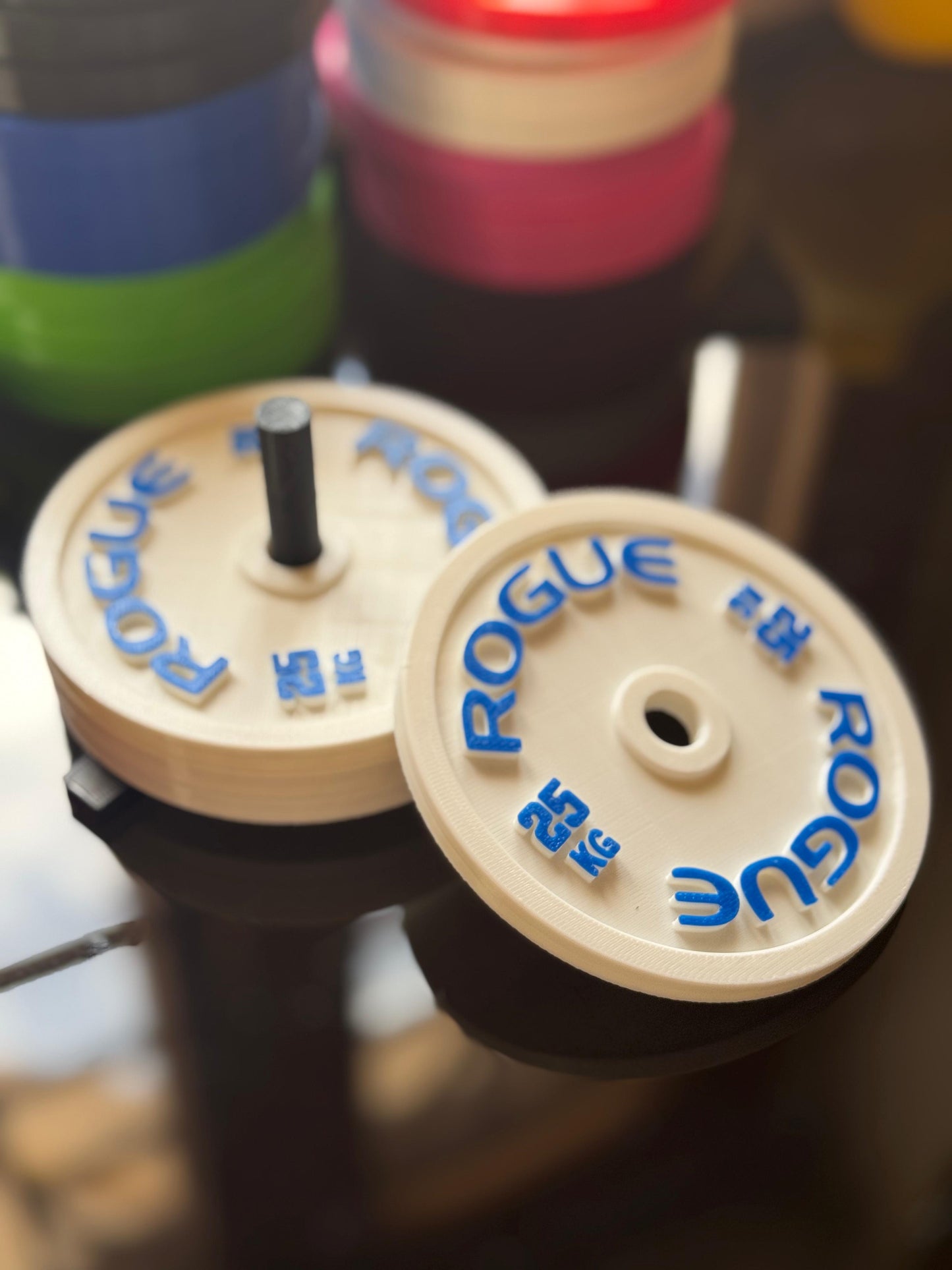 Gym Plate Coasters β Set of 4 Plates with Stand