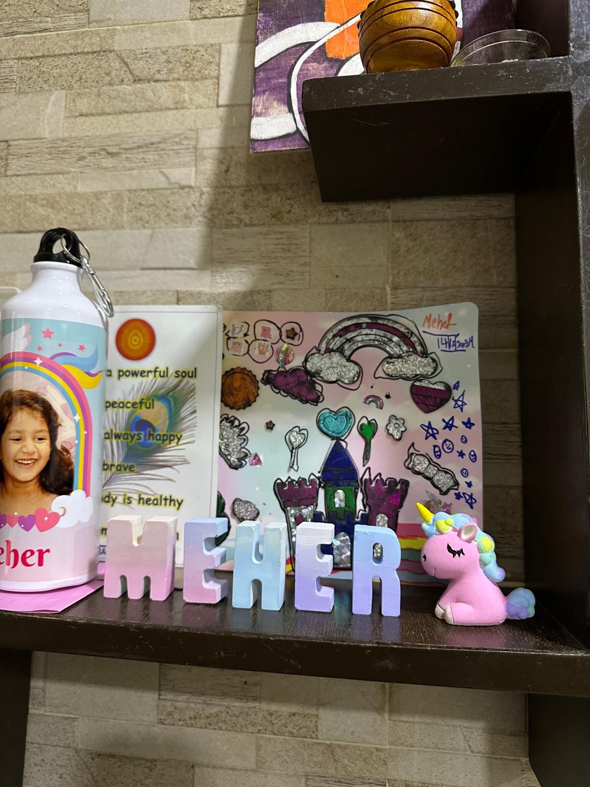 Custom Name DIY Paint Kit for Kids – With 2 Surprise Figurines (12 Colors)