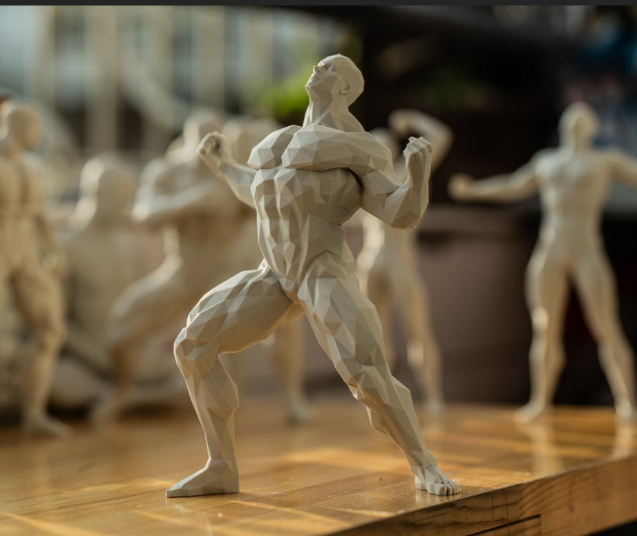 NOVELTY BOY GYM POSE MODEL