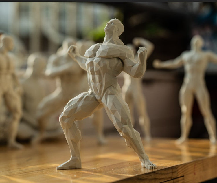 NOVELTY BOY GYM POSE MODEL
