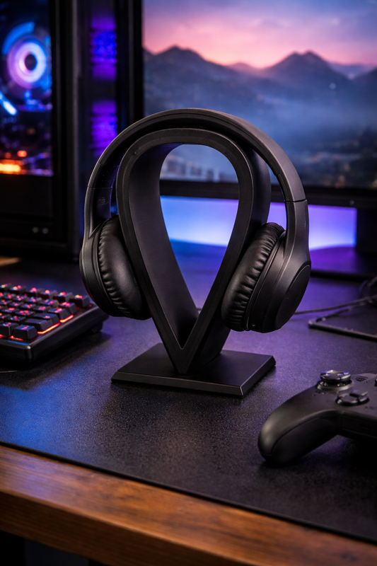 The Drop Headphone Stand – Minimalist Desk Organizer for Headsets