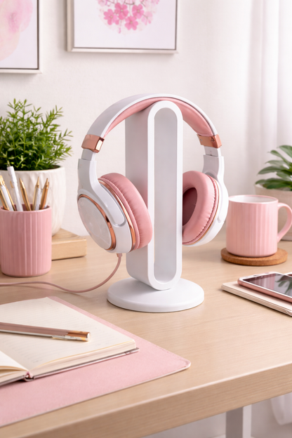 Cosy White Headphone Stand