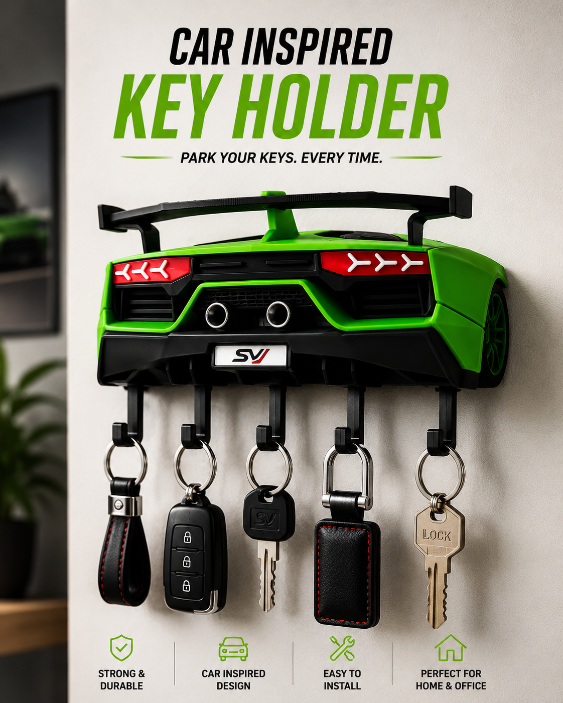 Luxury Car Key Holder Rack – Novelty Boy