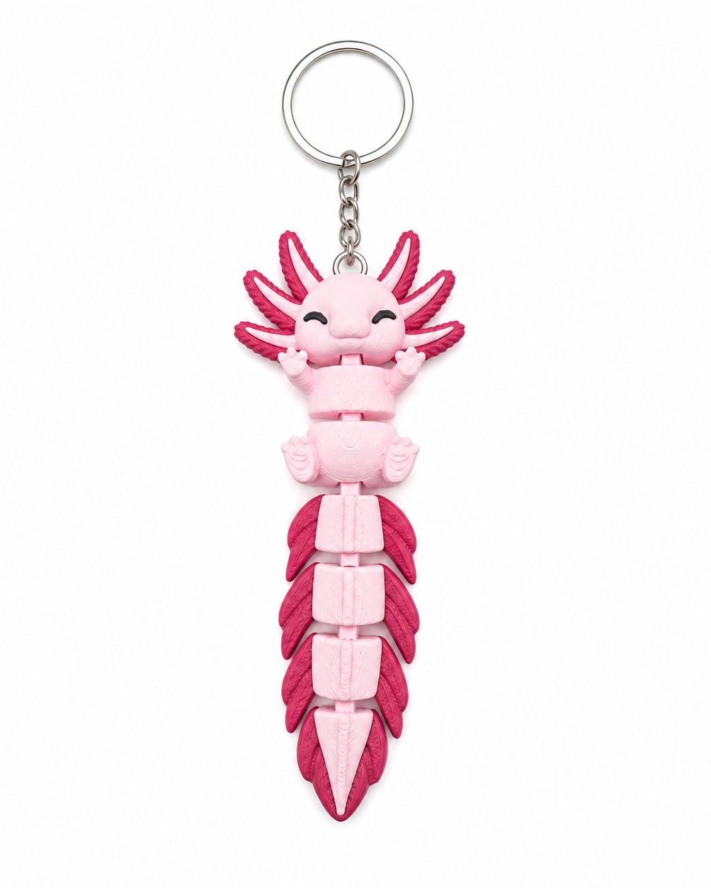 Cute Axolotl Bag Charm Keychain – Novelty Boy