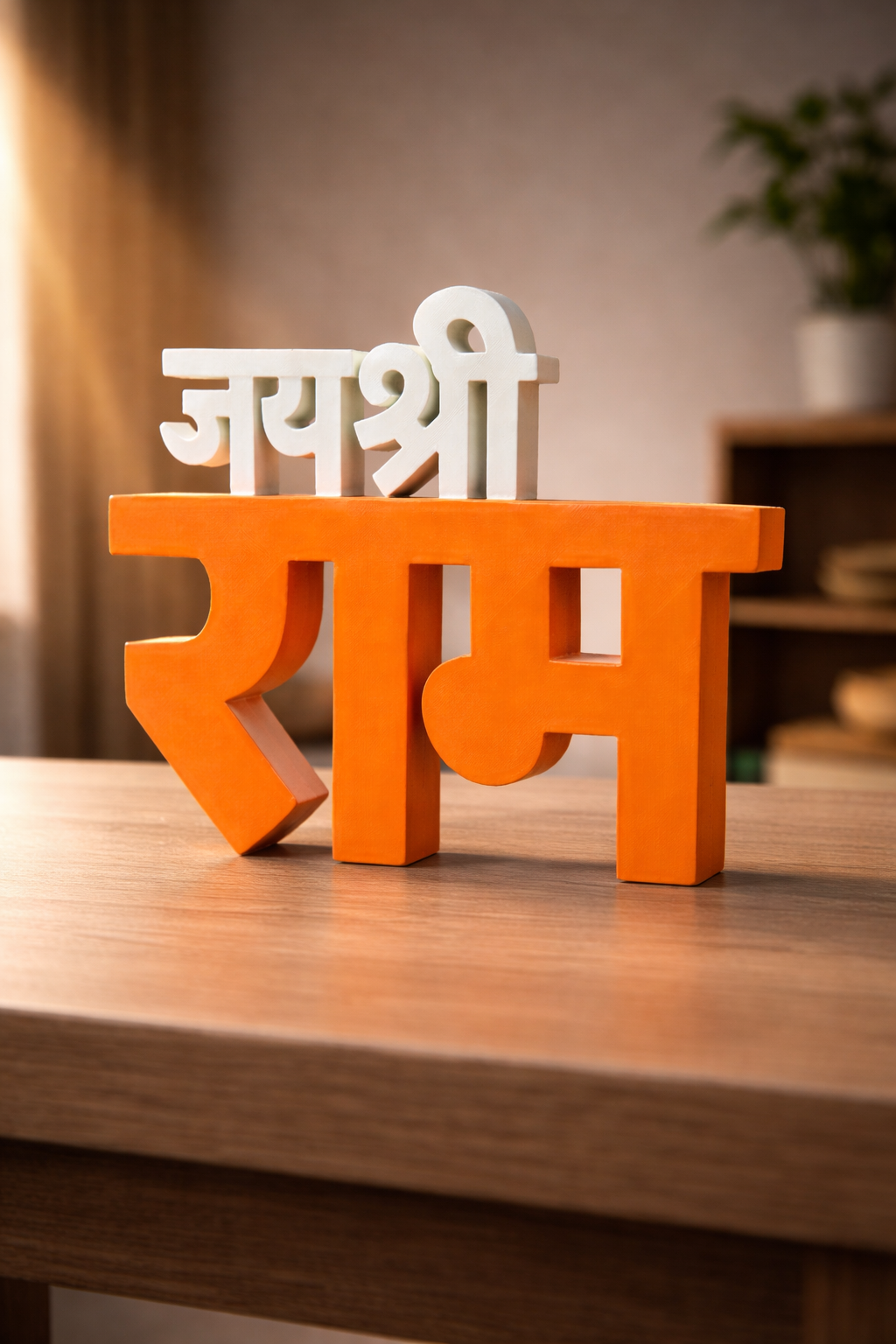 Jai Shri Ram Table Sign