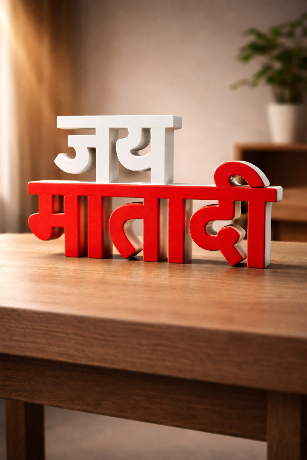 Jai Mata Di Table Sign