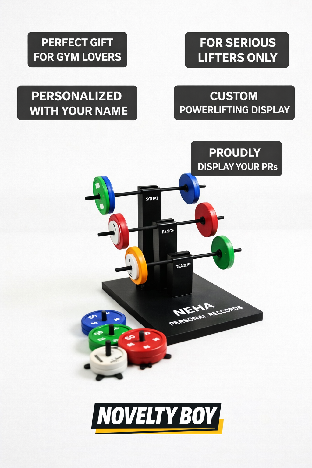 Mini Gym Rack with Custom Name – Novelty Boy