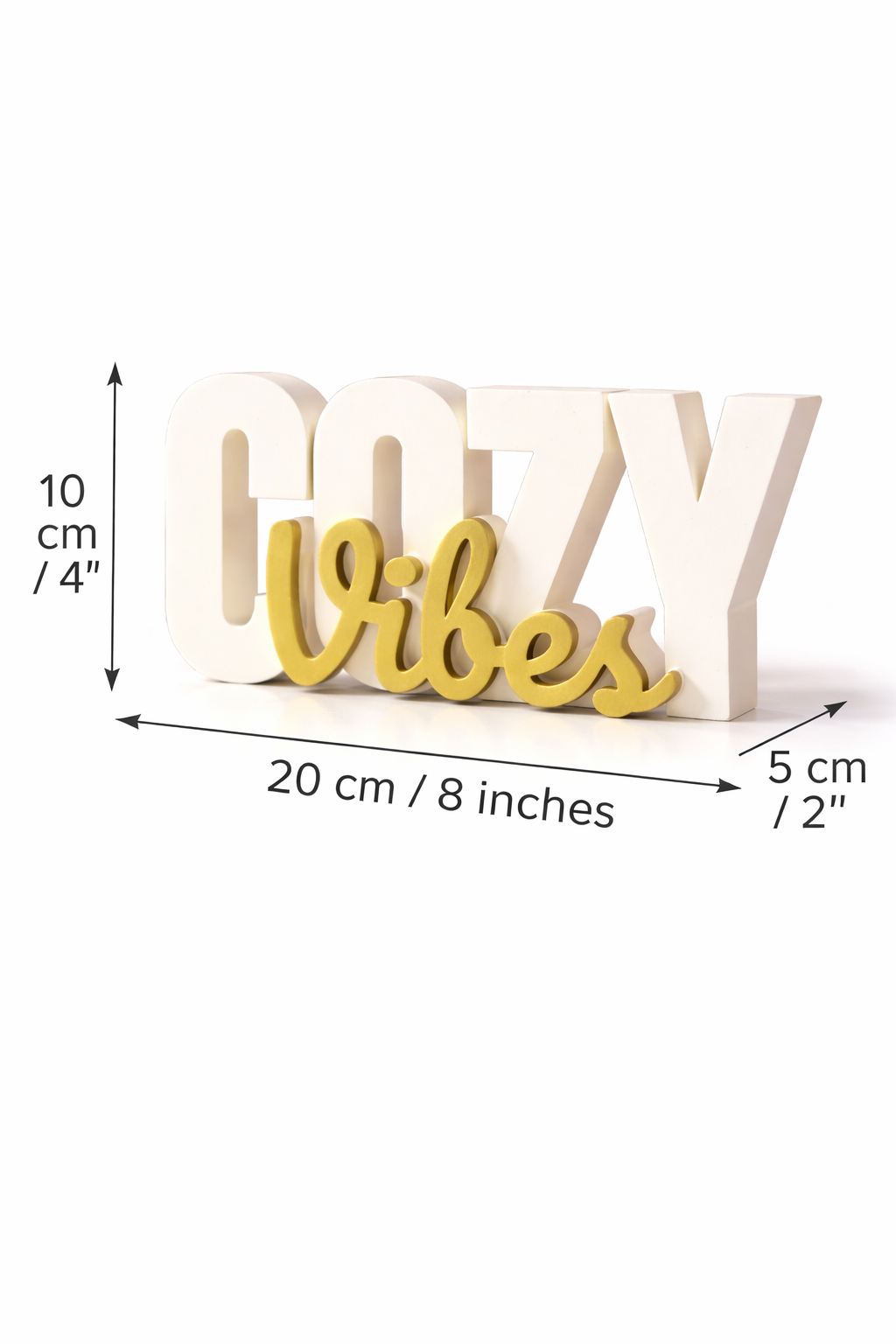 Cozy Vibes Table Sign – Novelty Boy