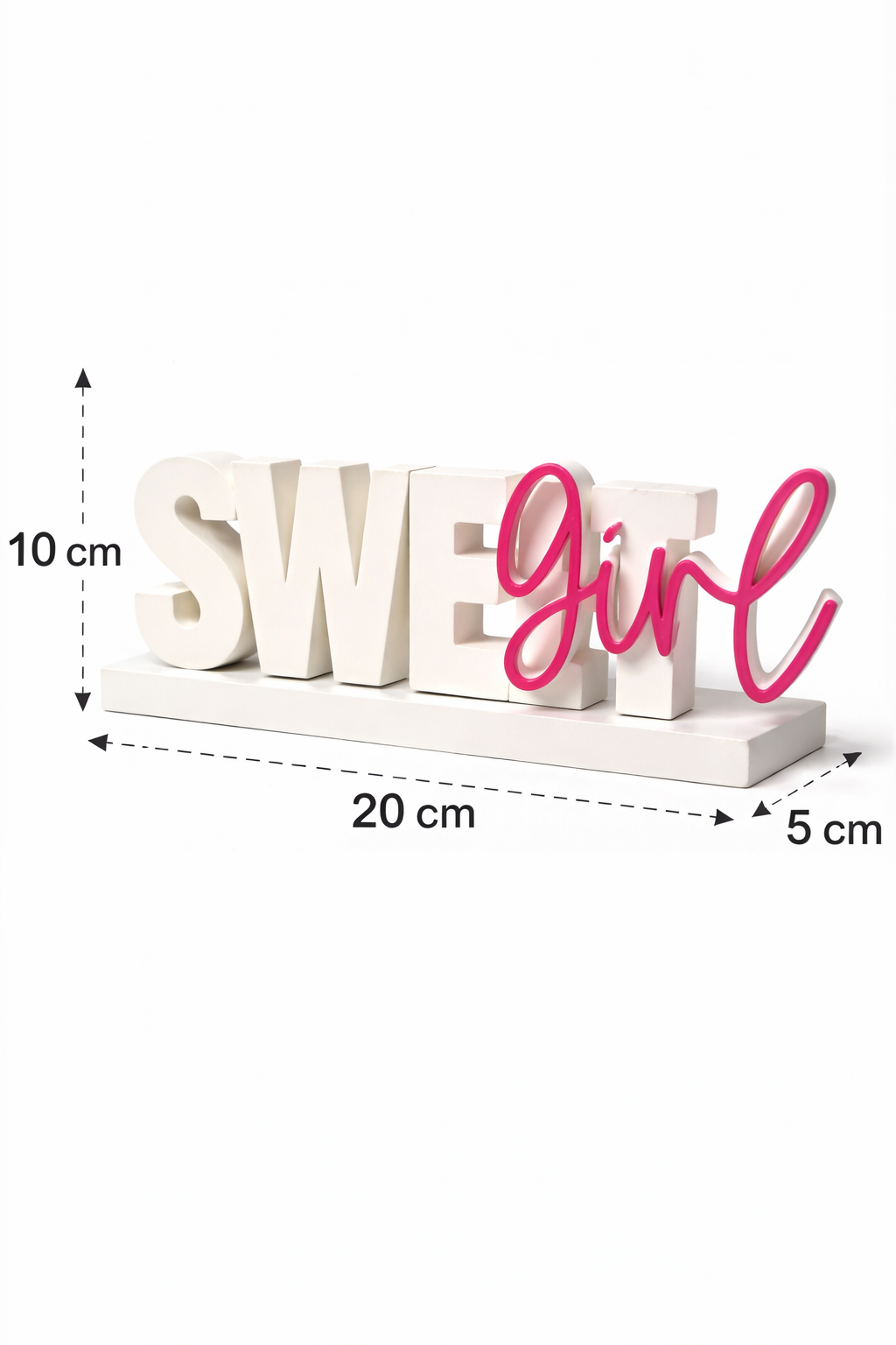Sweet Girl Table Sign – Novelty Boy