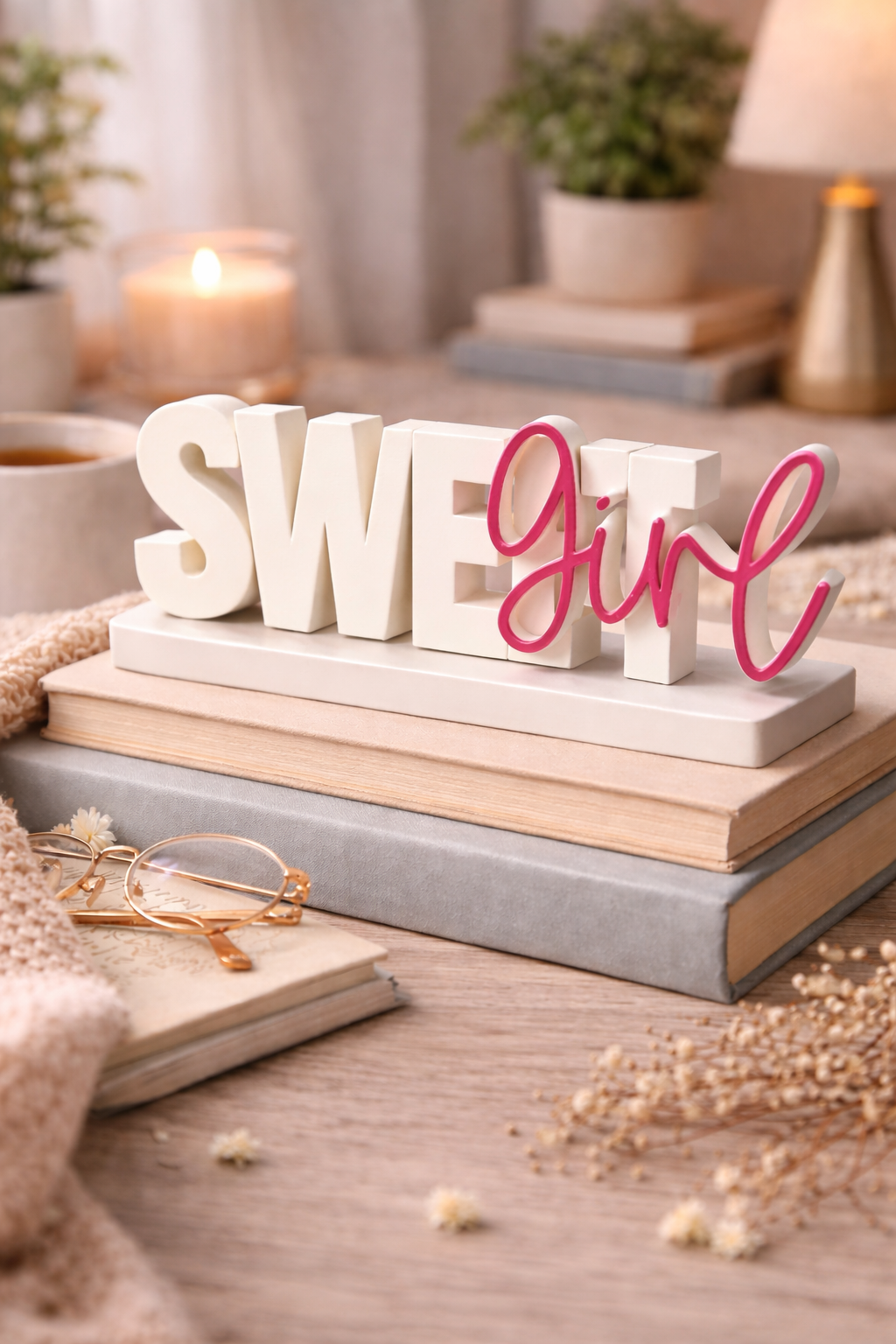 Sweet Girl Table Sign – Novelty Boy