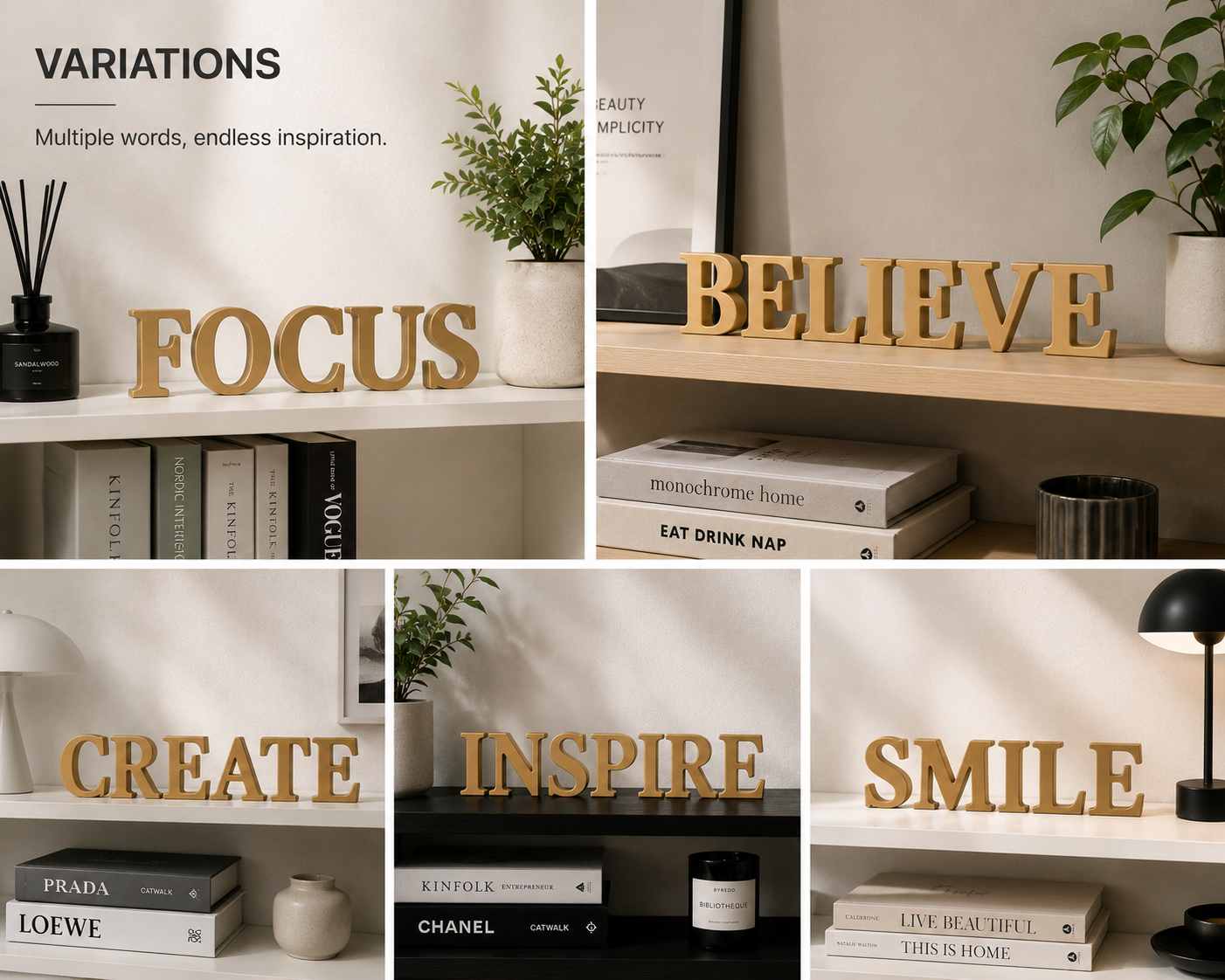 3D Alphabet Letter Decor – Novelty Boy