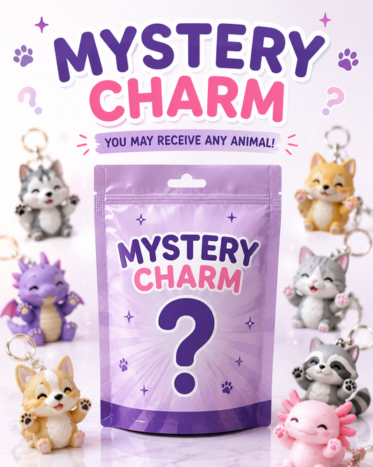 Mystery Charm – Surprise Bag of Animal Charms | 1/2/3/5 Packs
