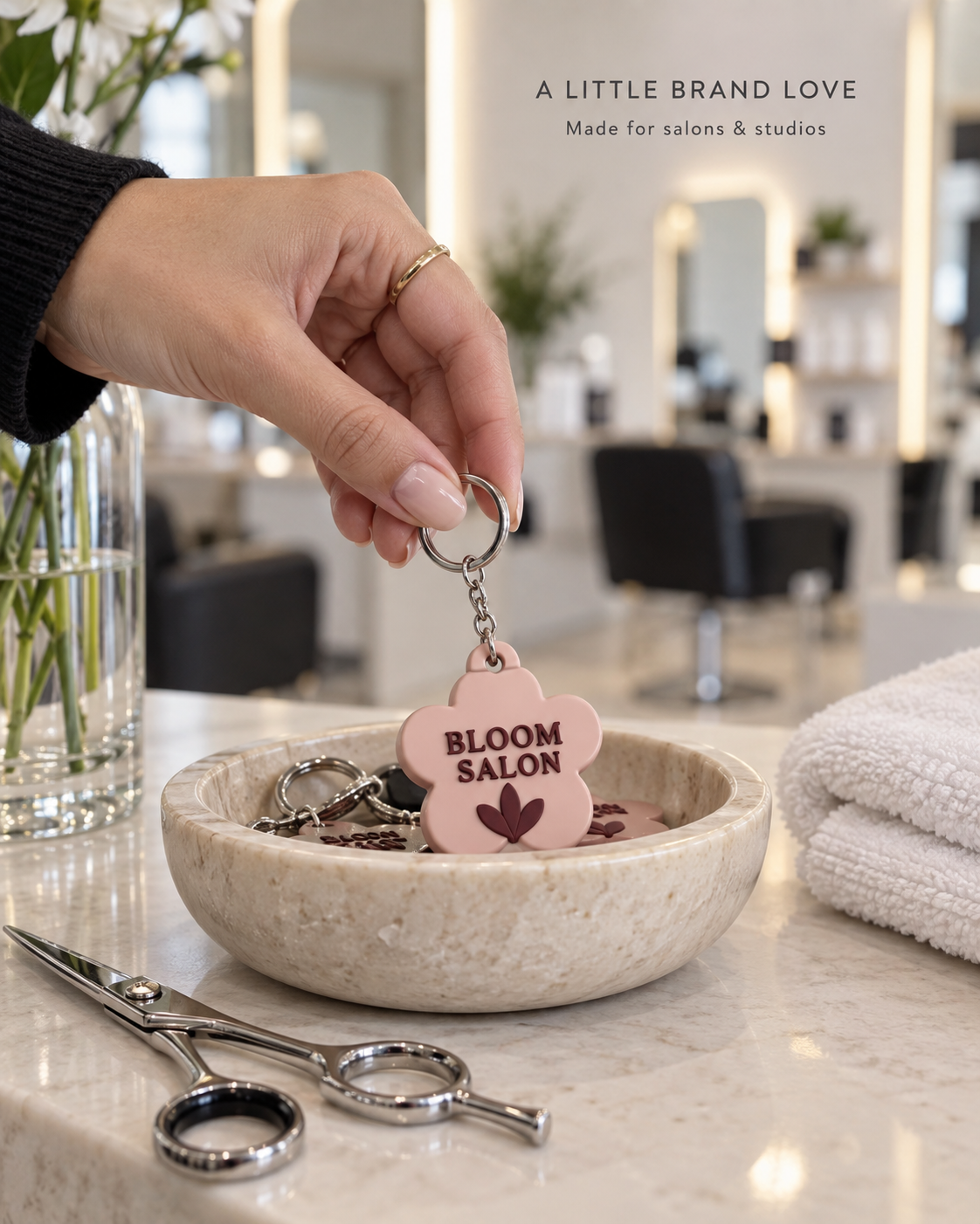 Custom Logo Keychains – 3D Raised Branding | Bulk 10 / 25 / 50