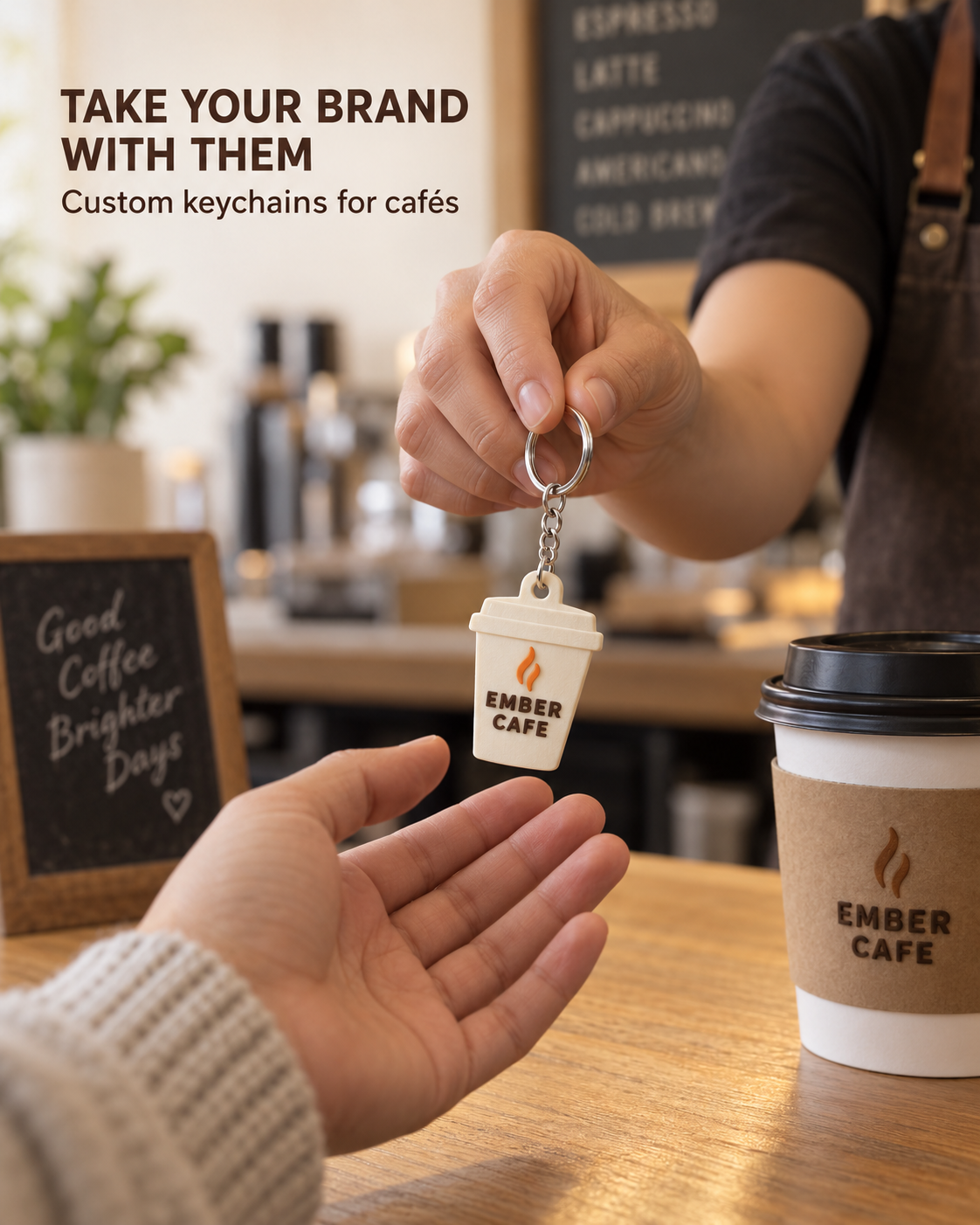 Custom Logo Keychains – 3D Raised Branding | Bulk 10 / 25 / 50