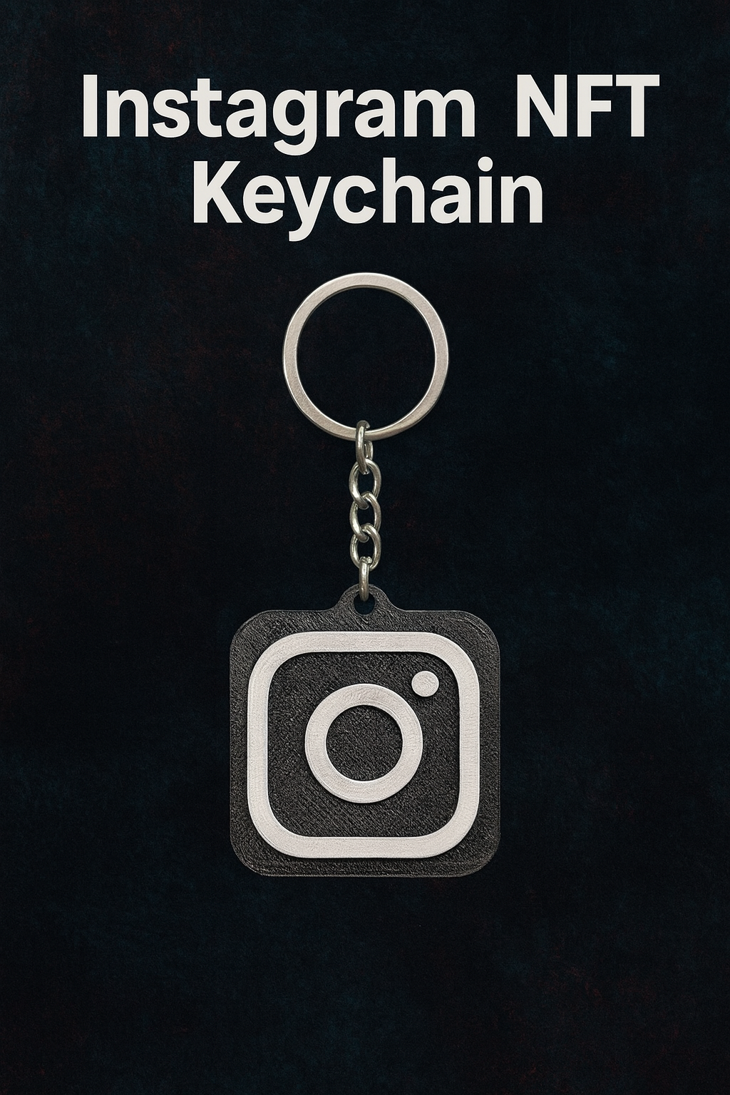 SMART NFC Instagram Keychain | Tap to Share Your Profile | 9 Colours