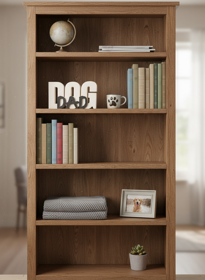 Dog Dad Table Sign | Decorative Desk & Shelf Decor for Dog Lovers