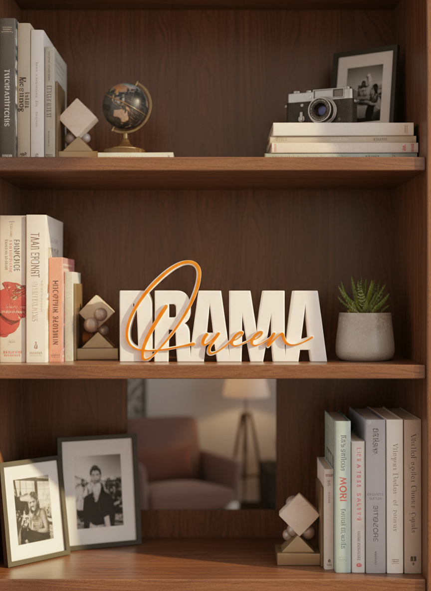 Drama Queen Table Sign – Novelty Boy