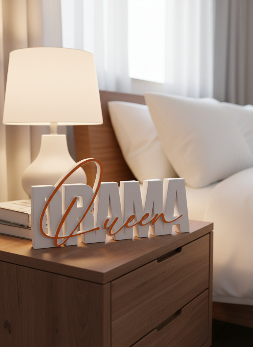 Drama Queen Table Sign – Novelty Boy