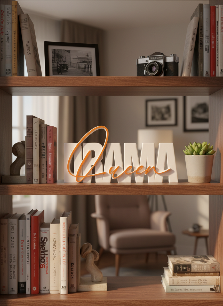 Drama Queen Table Sign – Novelty Boy