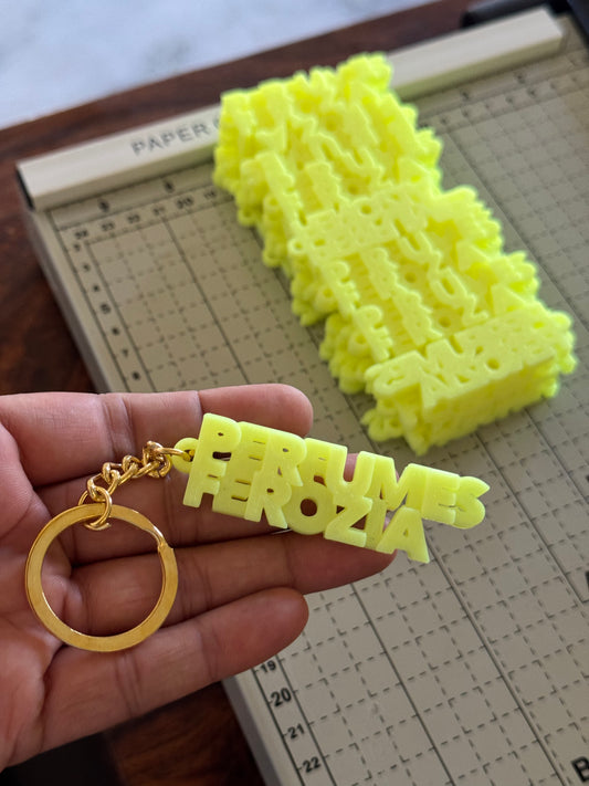 BULK Custom Brand Keychains -NEON-  Premium Quality