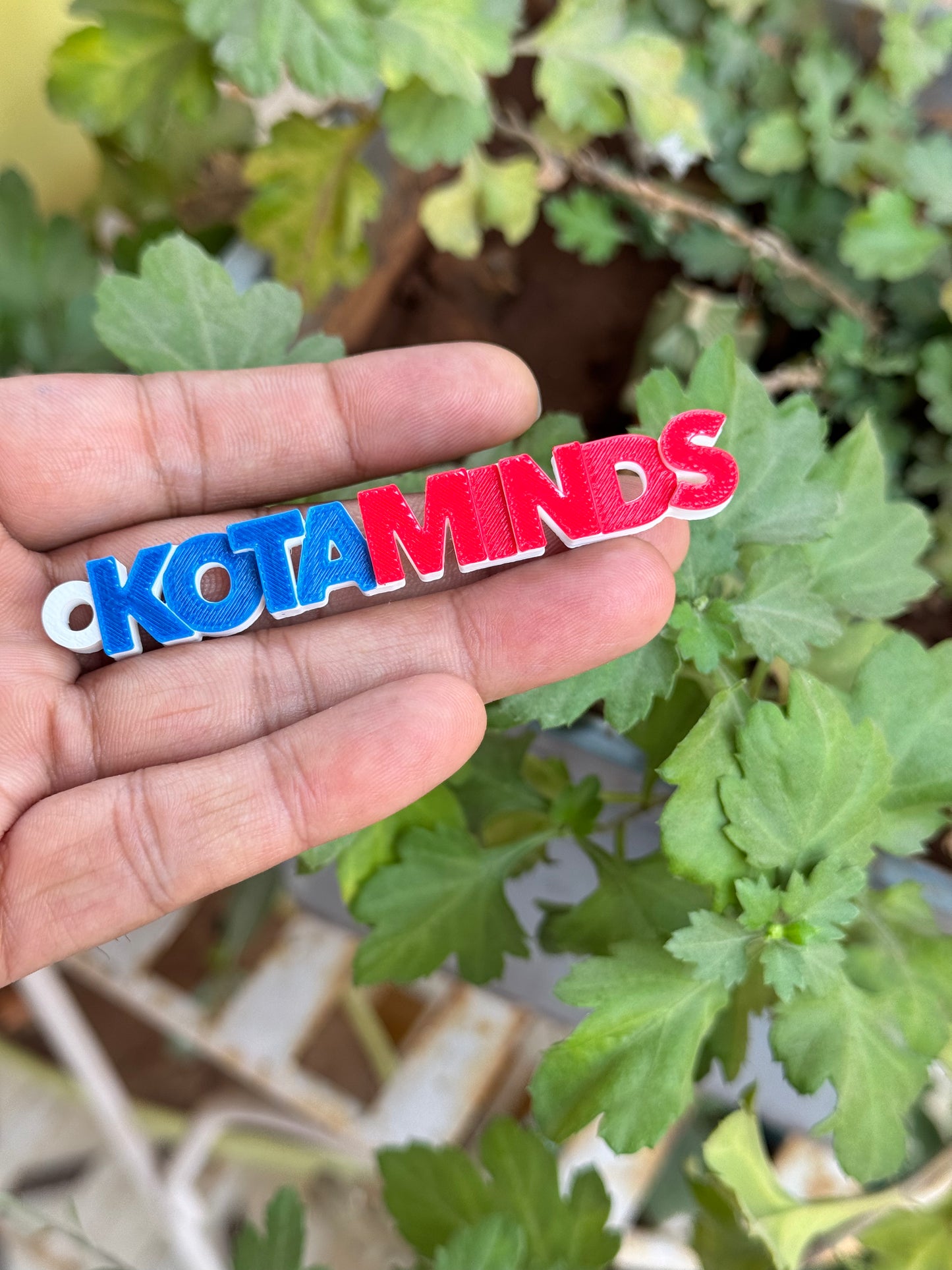 BULK Custom Brand Keychains -BLUE RED -  Premium Quality