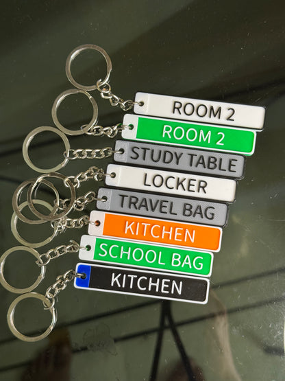 Custom Room Keychain