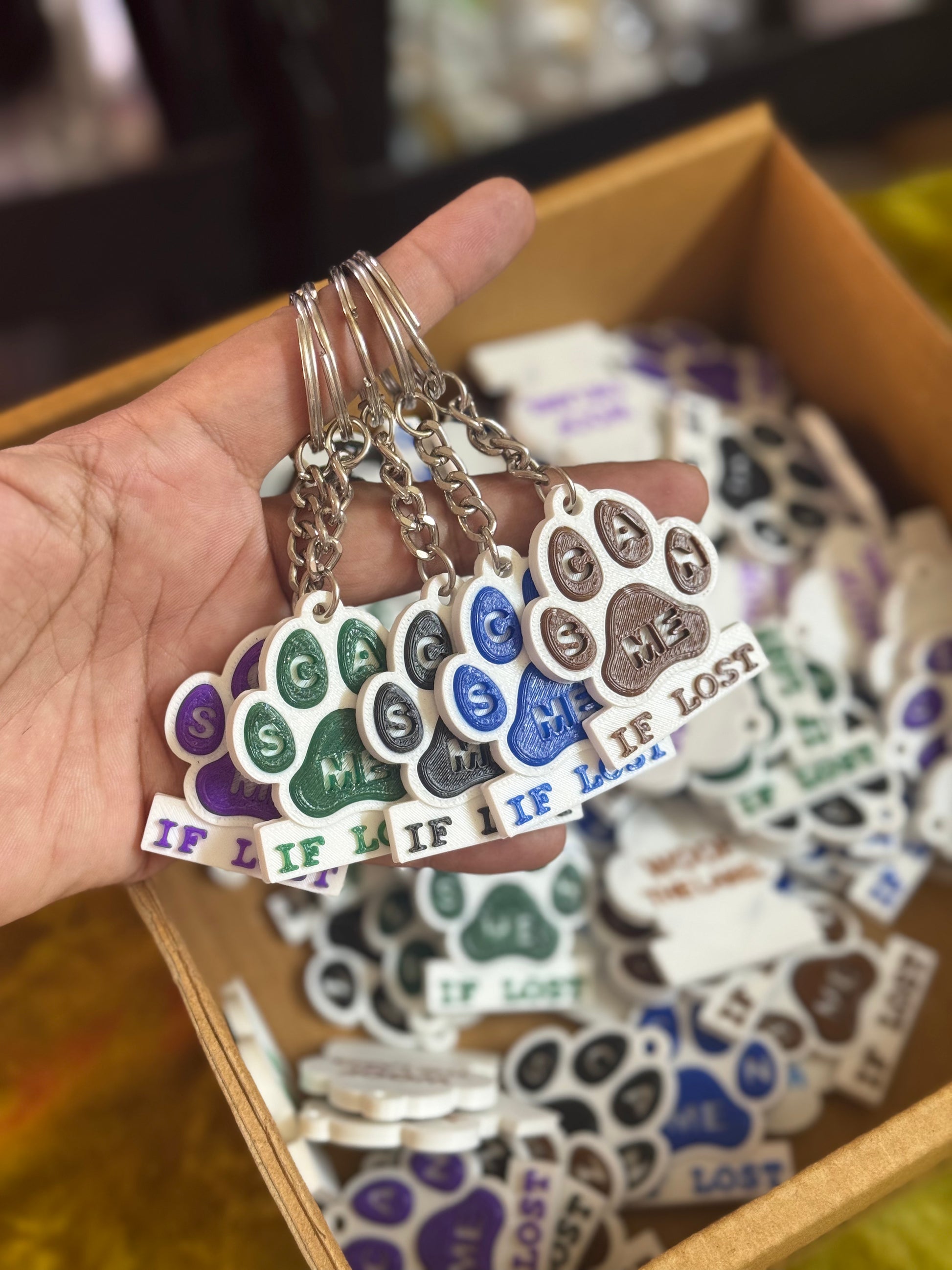Dog Paw NFC Tag Scan Me If Lost – Novelty Boy