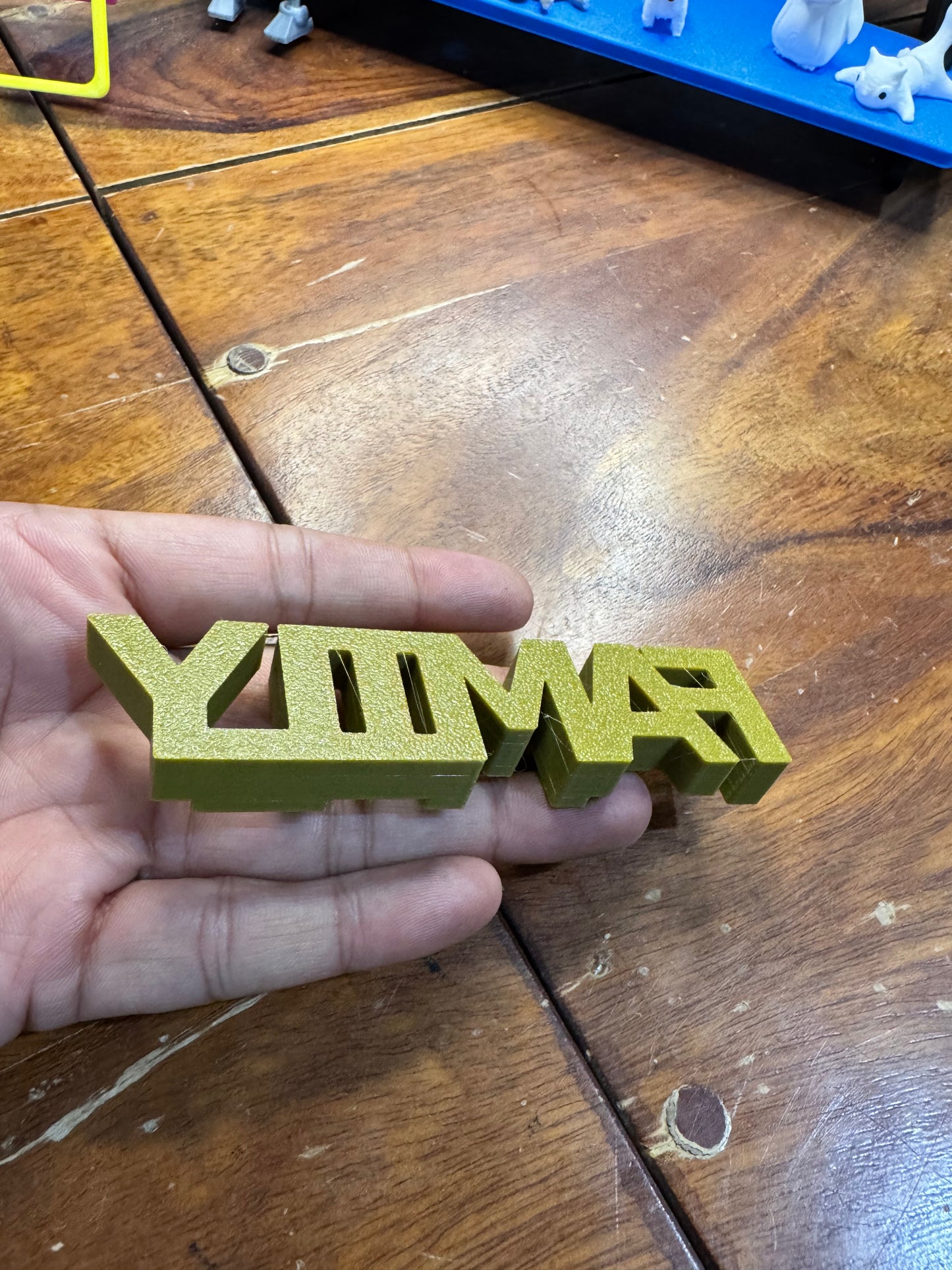 "FAMILY" 3D Printed Quote Fridge Magnet - MILITARY GREEN COLOR (3x2 Inch)