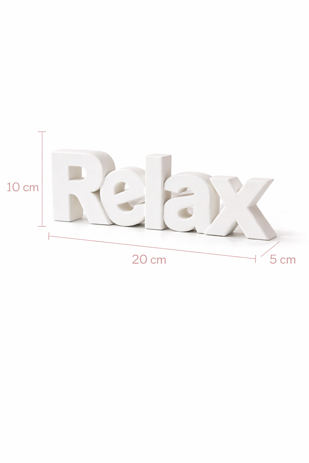 Relax Table Sign | Decorative Desk and Shelf Decor