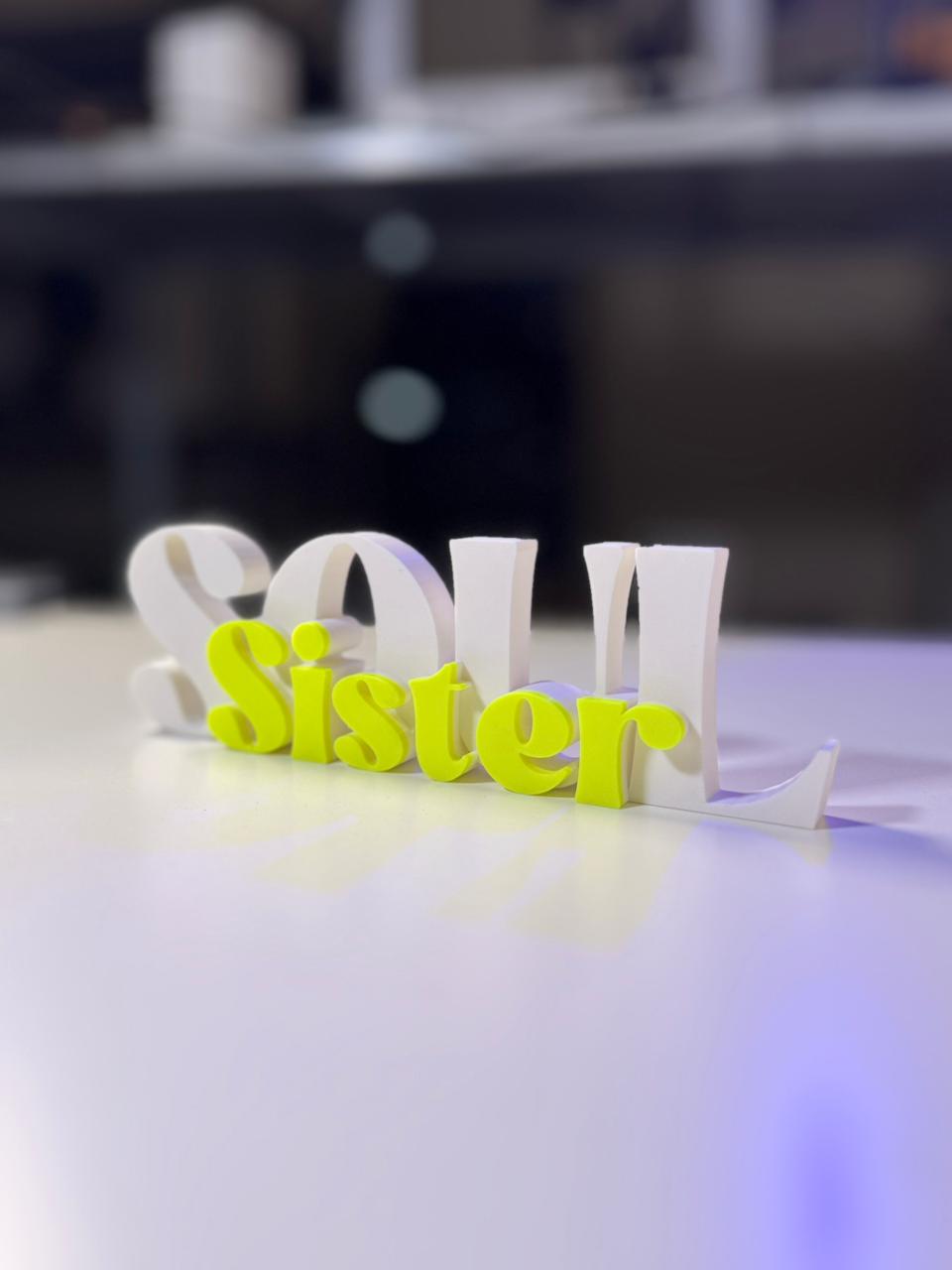 Soul Sister Table Sign – Novelty Boy