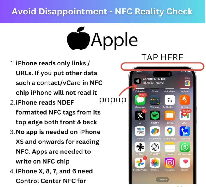 SMART NFC Whatsapp Keychain – Tap to Start Chat