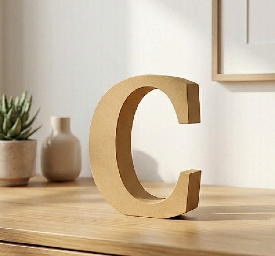 3D Alphabet Letter Decor (A to Z) – Minimal Premium Decorative Letters | 15cm