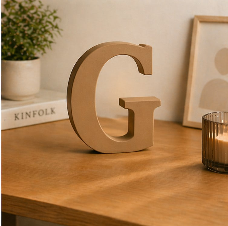 3D Alphabet Letter Decor (A to Z) – Minimal Premium Decorative Letters | 15cm